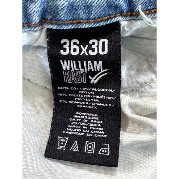 William Rast Manhattan Skinny Jeans – Light Wash – Size 36x30 - Picture 13 of 14